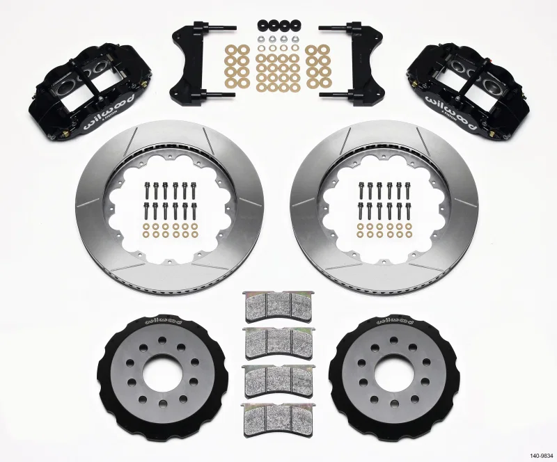 Wilwood 140-9834, Narrow Superlite 6R Front Hat Kit 14.00in 98-02 Camaro/Firebird
