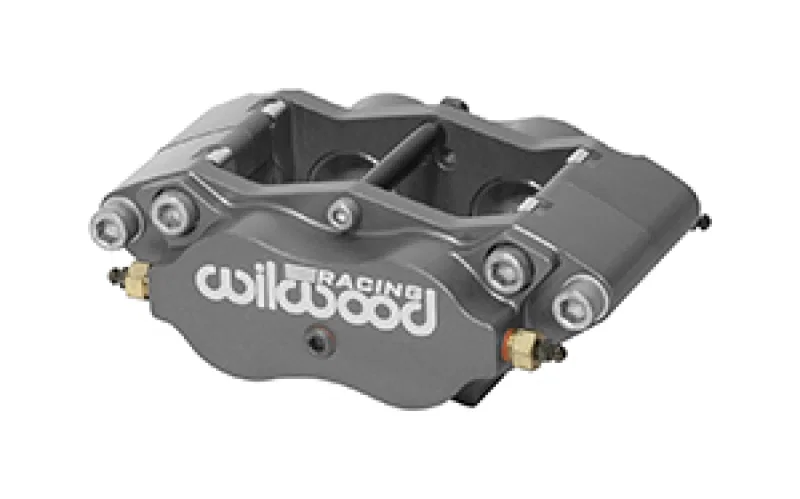Wilwood 120-15563-SI, Billet Narrow Dynalite Radial Mount Caliper - 1.38in Piston / .81in Disc / Type III Silver