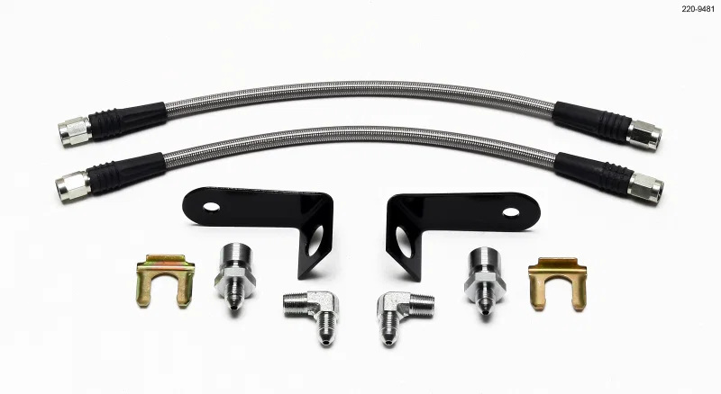 Wilwood 220-9481, Flexline Kit Front Kit Car w/FSL4 Caliper