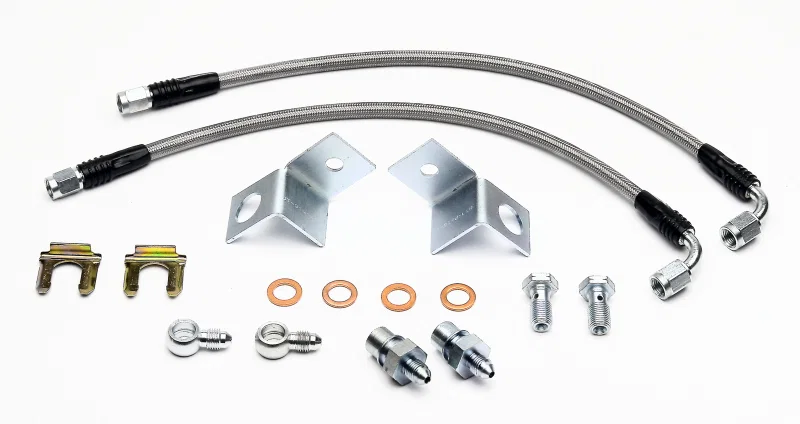Wilwood 220-10417, Flexline Kit Rear 2005-08 Ford Mustang w/ Combination Parking Brake Caliper