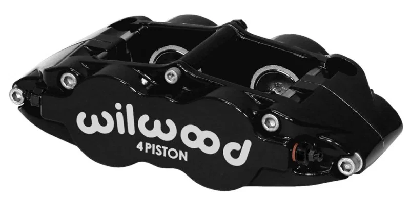 Wilwood 120-11876-BK, Caliper-Narrow Superlite 4R - Black 1.12/1.12in Pistons 0.81in Disc