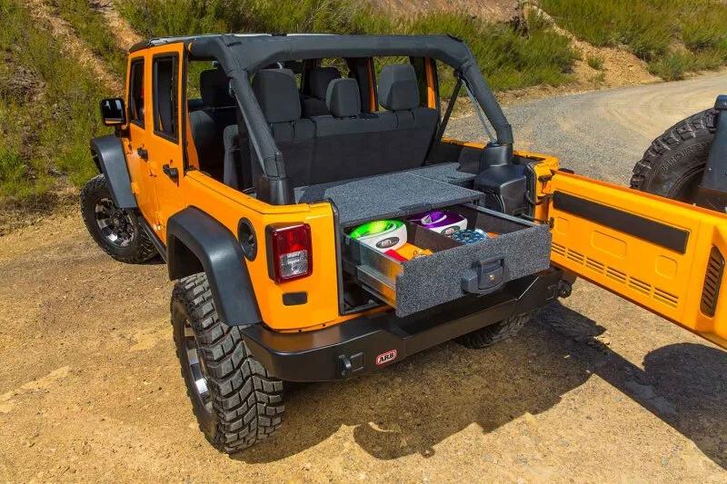 ARB 5012010, Complete Roller Drawer Kit Rdrf790 Jk 4Dr Plastic Trim/Subwoofer for Jeep Wrangler