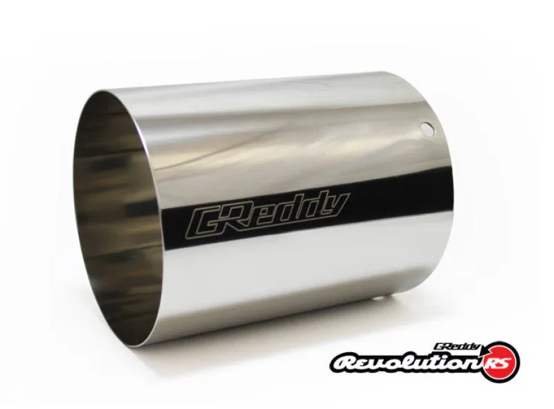 GReddy 11001142, SS Tip (115mm Dia/170mm Length) for Universal 3in Revolution RS Muffler