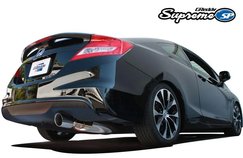 GReddy 10158209, 12-15 Honda Civic Si Coupe 76mm Supreme SP Cat-Back Exhaust