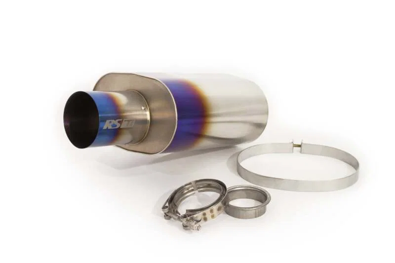 GReddy 11003530, Universal 3.0in RS-Ti Oval Titanium Muffler