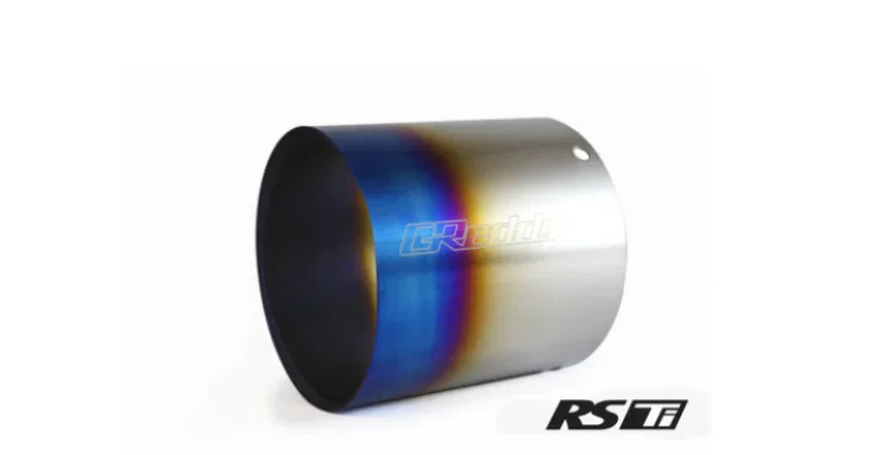 GReddy 11002101, Burnt Titanium Tip 115mm Diameter 120mm Length (for Revolution RS/RS-TI/RS-Race) - 160 Rev RS