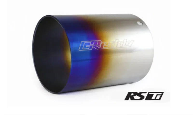 GReddy 11002102, Burnt Titanium Tip 115mm Diameter 150mm Length (Revolution RS/RS-TI/RS-Race) - 160 Rev RS (L)