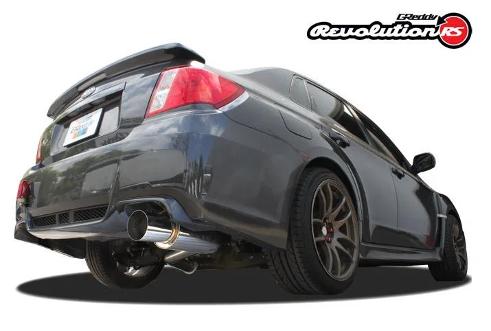 GReddy 10168101, 11-14 Subaru WRX/STI (Sedan) 76mm Single Side Cat-Back Revolution RS Exhaust