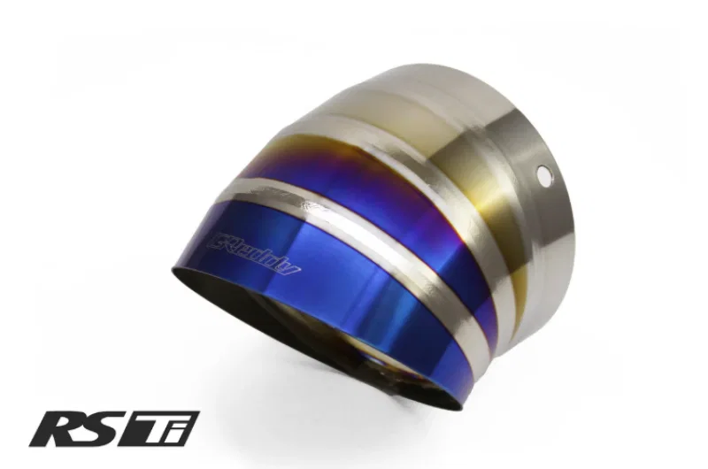 GReddy 11002123, Burnt Titanium Turndown Tip 115mm Diameter 170mm Length (for Revolution RS / RS-TI / RS-Race)