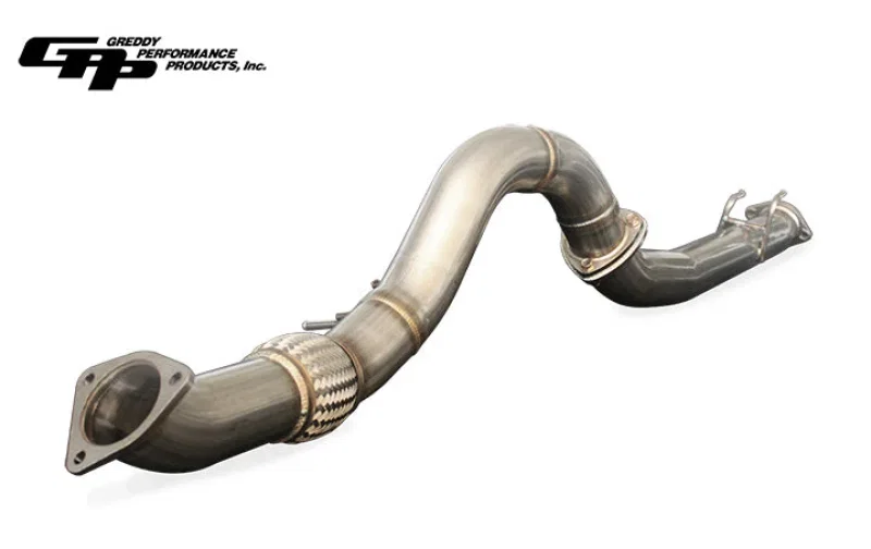 GReddy 10558602, 2017+ Honda Civic Type R EXR 3in Front Over Pipe & Mid Pipe Combo