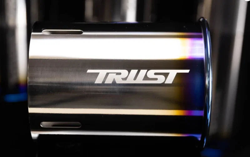 GReddy 11007122, PE-TR Rolled Tip-Burnt-Ti L 160mm x 115mm