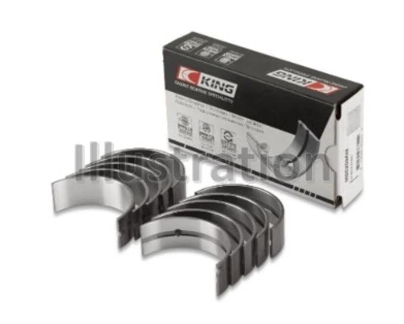 King Engine Bearings MB5727SI, 02-03 Suzuki Aerio Ti-Metal Performance Main Bearing Set