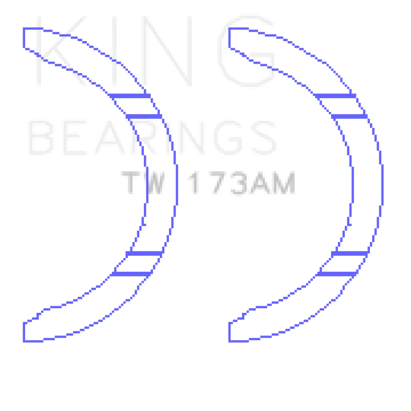 King Engine Bearings TW173AM, 4G63/4G64 7 Bolt EVO V-IX Thrust Washer Set