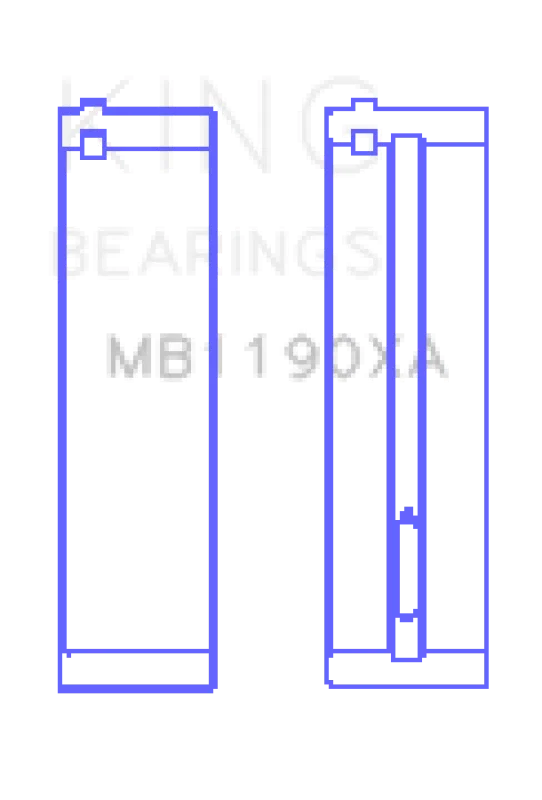 King Engine Bearings MB1190XA, 2003-2005 Dodge Sprinter Van Standard Main Bearing Set