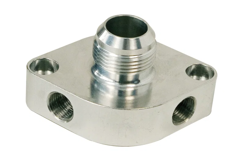 Peterson Fluid Systems 10-2253, 16AN SBC Water Neck w/ (2) 3/8in NPT Ports