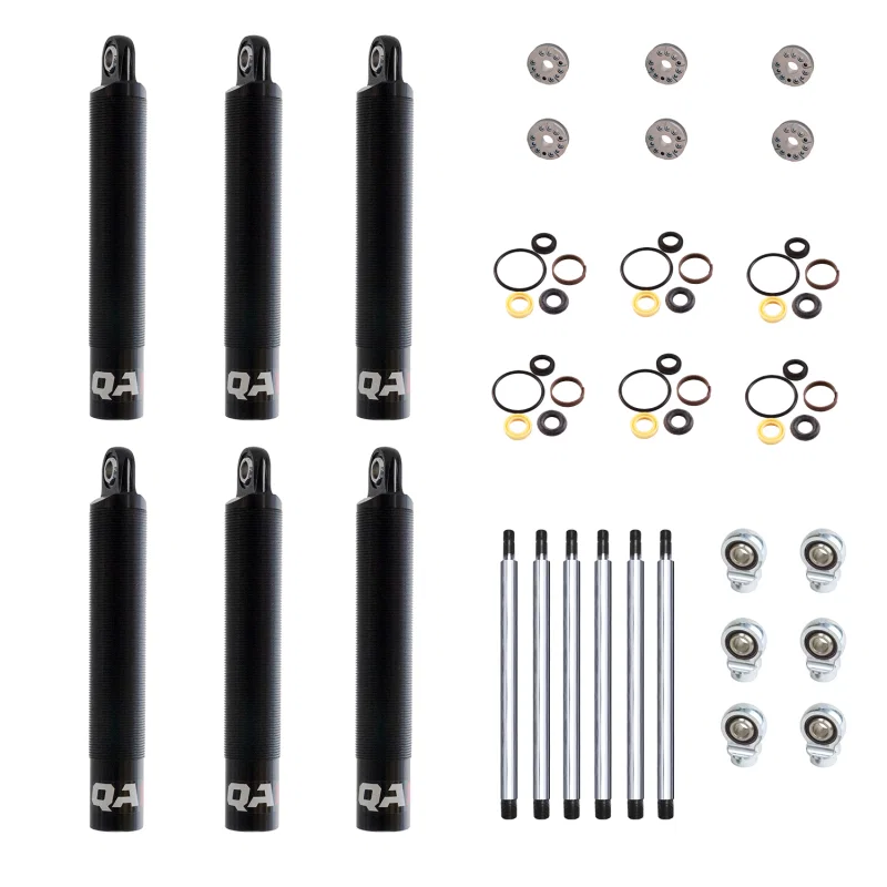 QA1 8Q3-DRY-6PK, 10.75 Eye-B/Eye-B V-None Dry Shock Small Aluminum Coilover 8.13 - 6 Pack