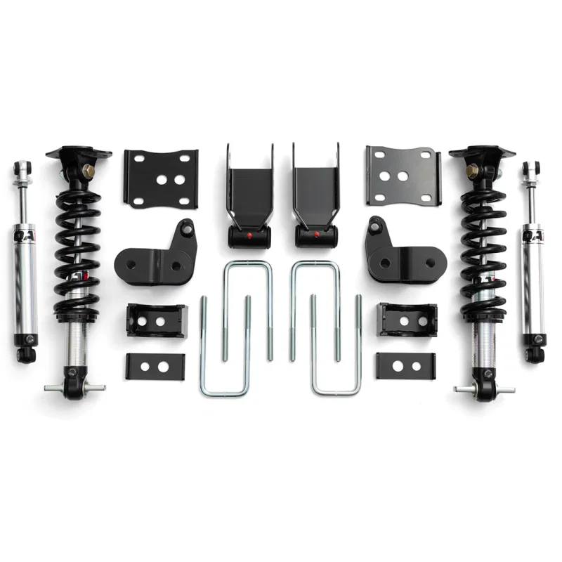QA1 LK01-FF02, 15-20 Ford F150 4WD Pro Coil Lowering Kit - Single Adj
