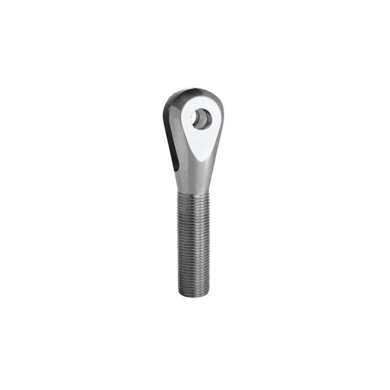 QA1 CL6-8-2CP, Clevis - Left Hand - 3/8-1/2in - 3/8in Slot - Chrome Carbon Steel
