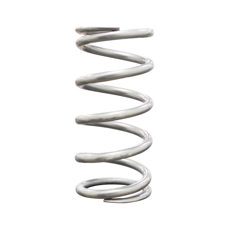 QA1 7HT450, 2-1/2in ID High Travel Spring - 7in Length x 450lbs/in - Silver Powder Coated