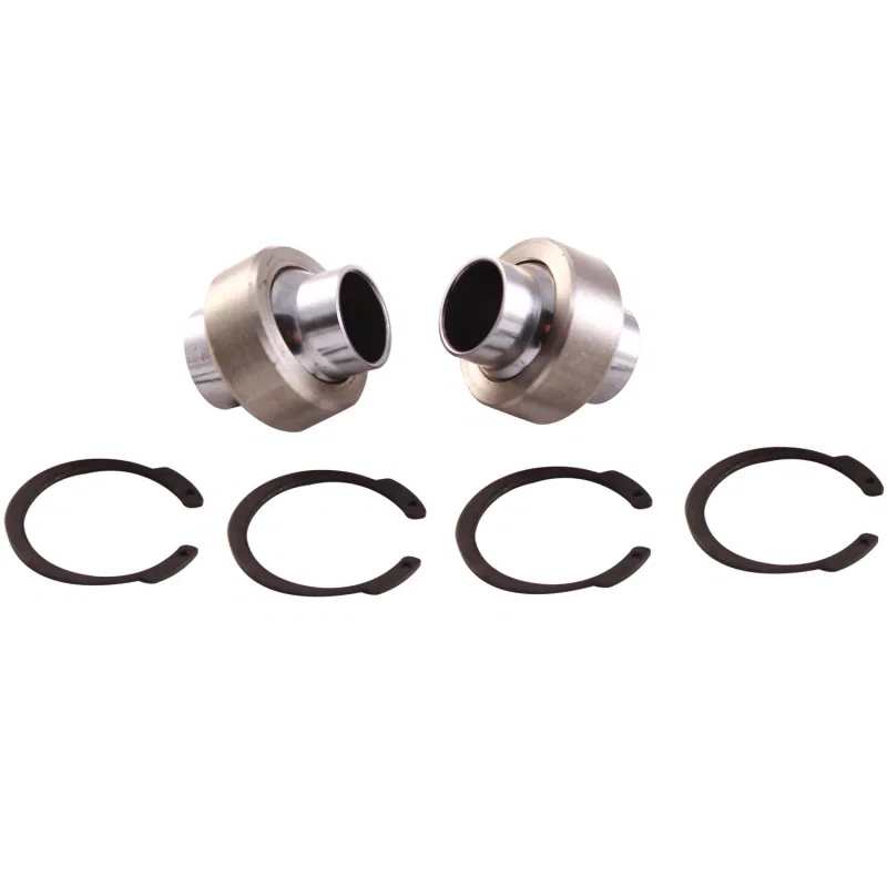 QA1 COM8T-102PK, COM-T Series Bearing Kit w/Snap Ring - .5in x 1in Wide - Heat Treated Chrome Plated Steel w/PTFE
