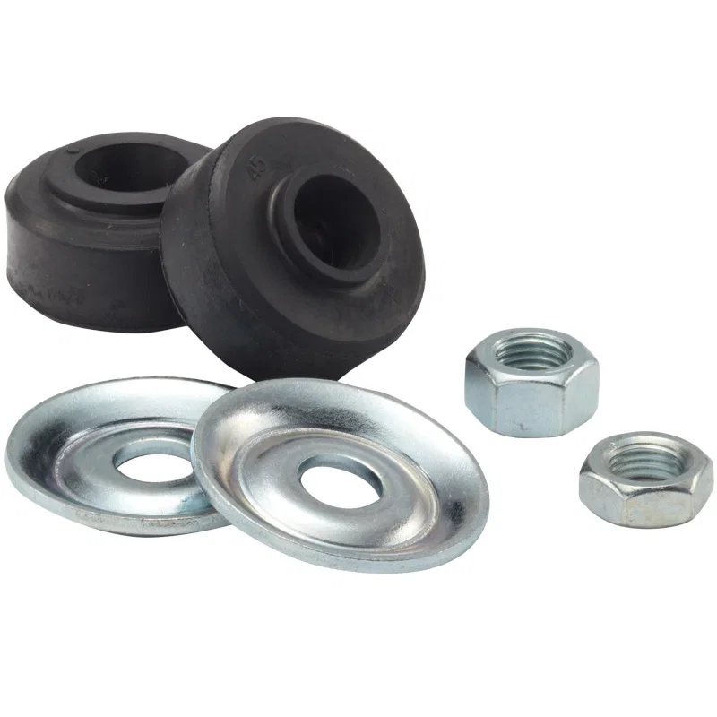 QA1 MK03, Stud Top Bushing Kit w/Jam Nuts - 5/8in & 7/8in Hole Bushings