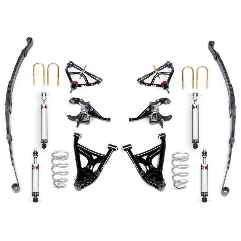 QA1 DK02-GMS1, 82-03 Chevy S10 2WD Drag Kit (2-4in/3in Drop) - Level 2