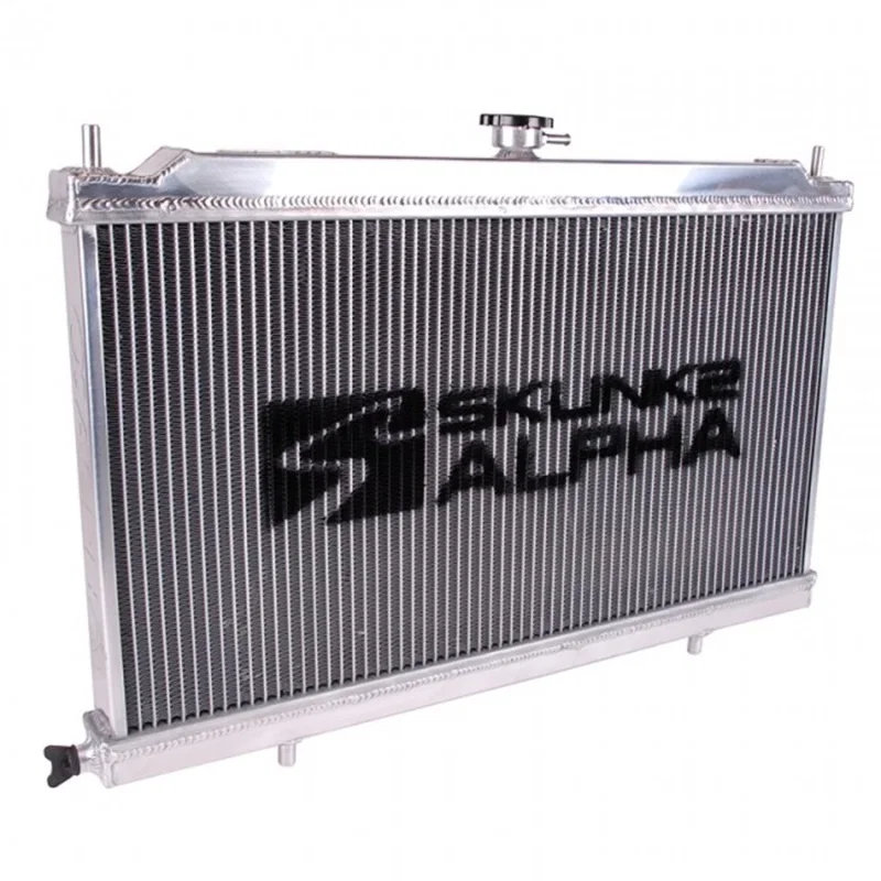 Skunk2 Racing 349-05-1500, Alpha Series 88-91 Honda CRX/Civic Radiator (Full Size) (Dual Core) (Manual Trans.)