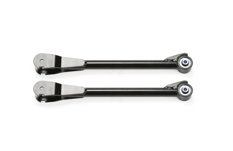 Fabtech FTS24118, 07-18 Jeep JK 4WD Short Control Arm Front Upper Links w/Poly Ball Joints - Pair