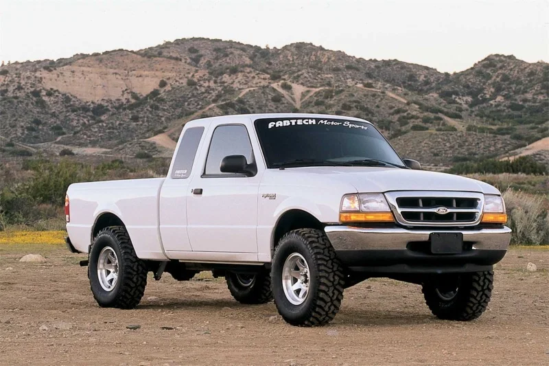 Fabtech FTS98100-6BJ, 98-08 Ford Ranger 2WD w/Coil Spring Front Suspension Upper Control Arm Kit