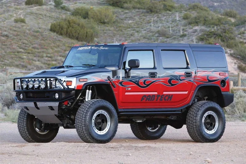 Fabtech FTS27005BK, 03-08 Hummer H2 4WD w/Rear Coil Springs 6in Performance System - Component Box 3