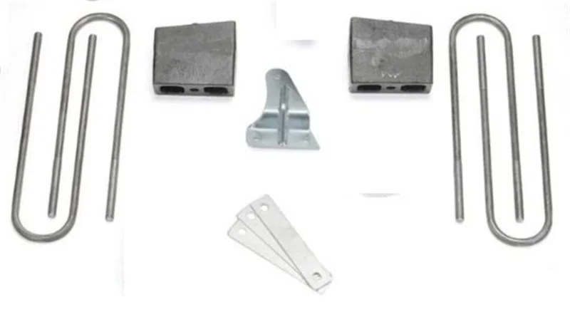 Fabtech FTS22035, 05-07 Ford F250 4WD 6in Rear Block Kit w/Overload