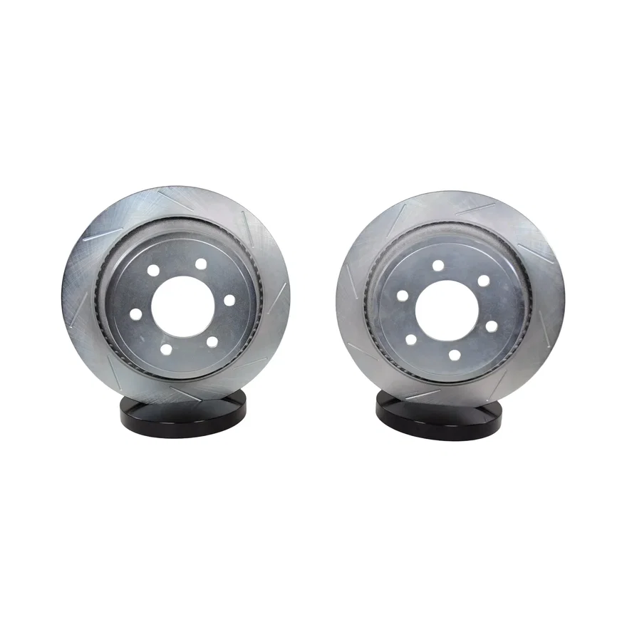 Brakes Claw Performance Rotors, Rear (Slot/Zinc Only) for 2012-2020 Ford F-150