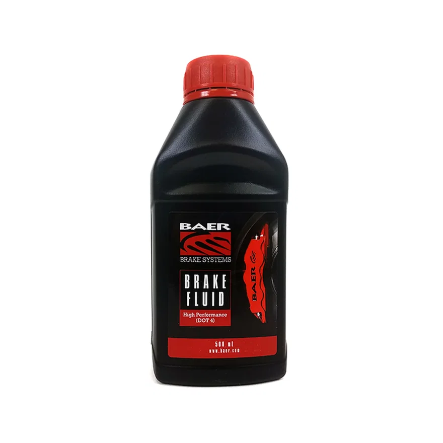Baer Brake Systems 6110027, DOT4 High Performance Brake Fluid, 16.9oz/500ml Bottle