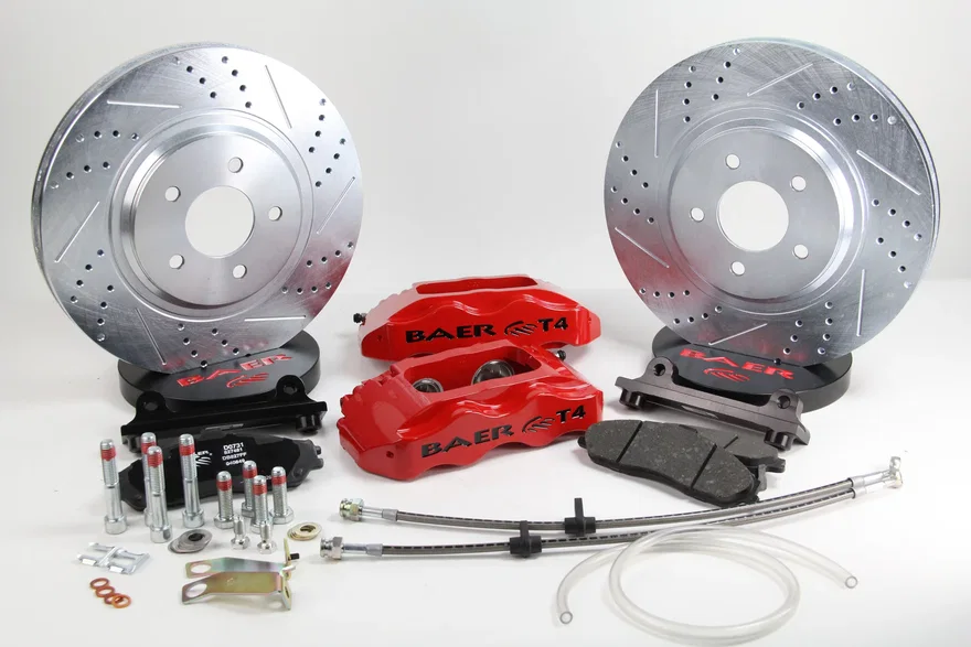Baer Brake Systems 4261276HO, Track4 Brake System Front for Ford Mustang