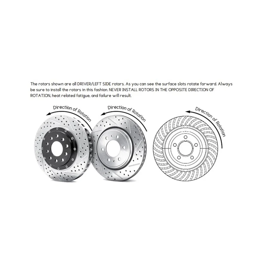 Baer Brake Systems 05594-020, Brakes Claw Performance Rotors, Front