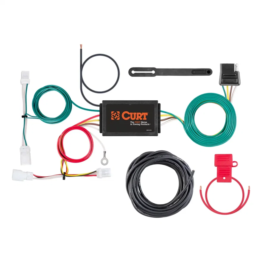 CURT 56376, Custom Wiring Harness; 4-Way Flat Output; Select Kia Niro