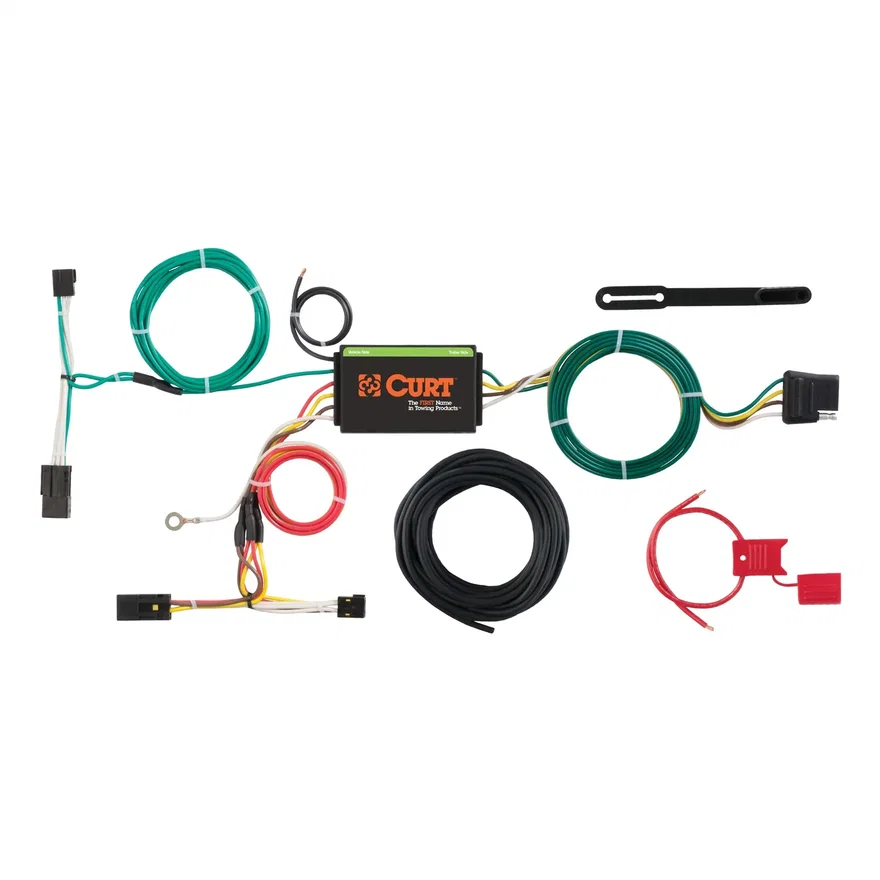 CURT 56257, Custom Wiring Harness; 4-Way Flat Output; Select Chevrolet Captiva Sport