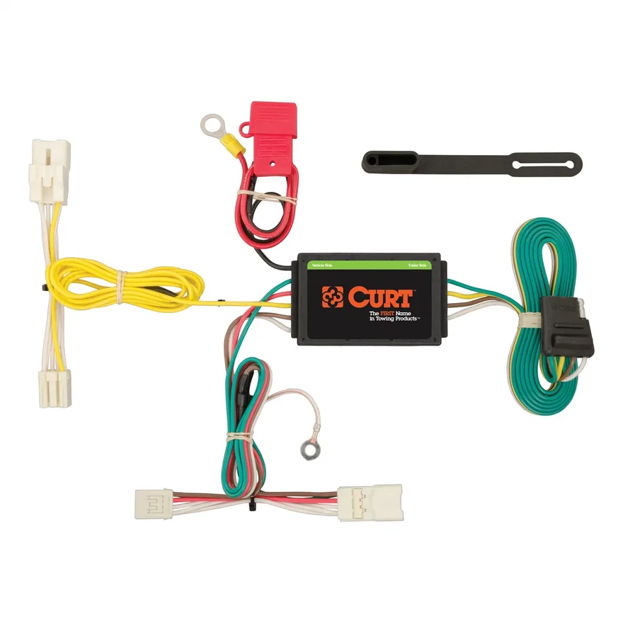CURT 56241, Custom Wiring Harness; 4-Way Flat Output; Select Hyundai Sonata Hybrid