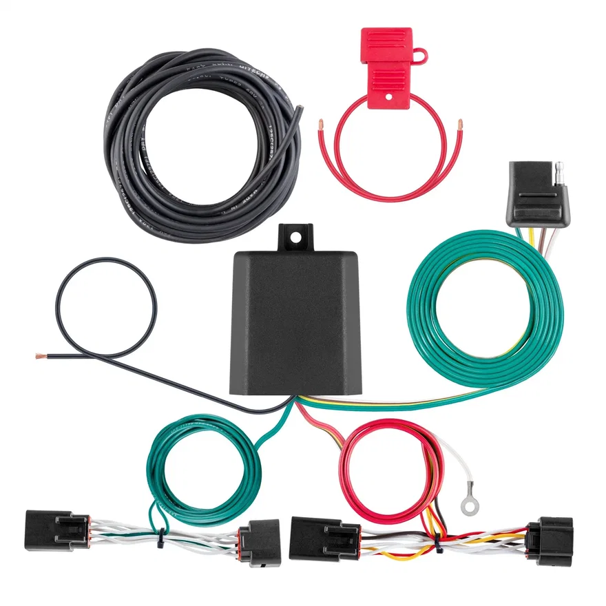 CURT 56535, Custom Wiring Harness; 4-Way Flat Output; Select Hyundai Kona