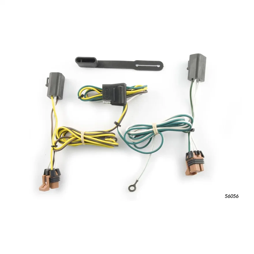 CURT 56056, Custom Wiring Harness; 4-Way Flat Output; Select GMC Acadia