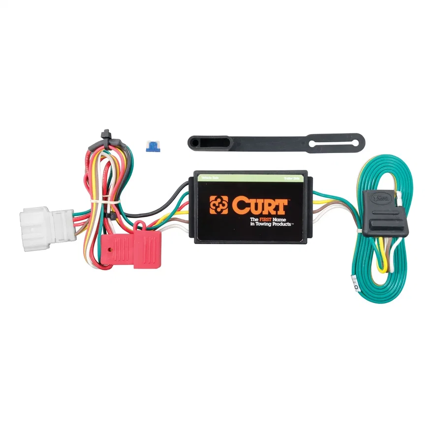 CURT 56215, Custom Wiring Connector; 4-Way Flat Output; Select Honda Crosstour