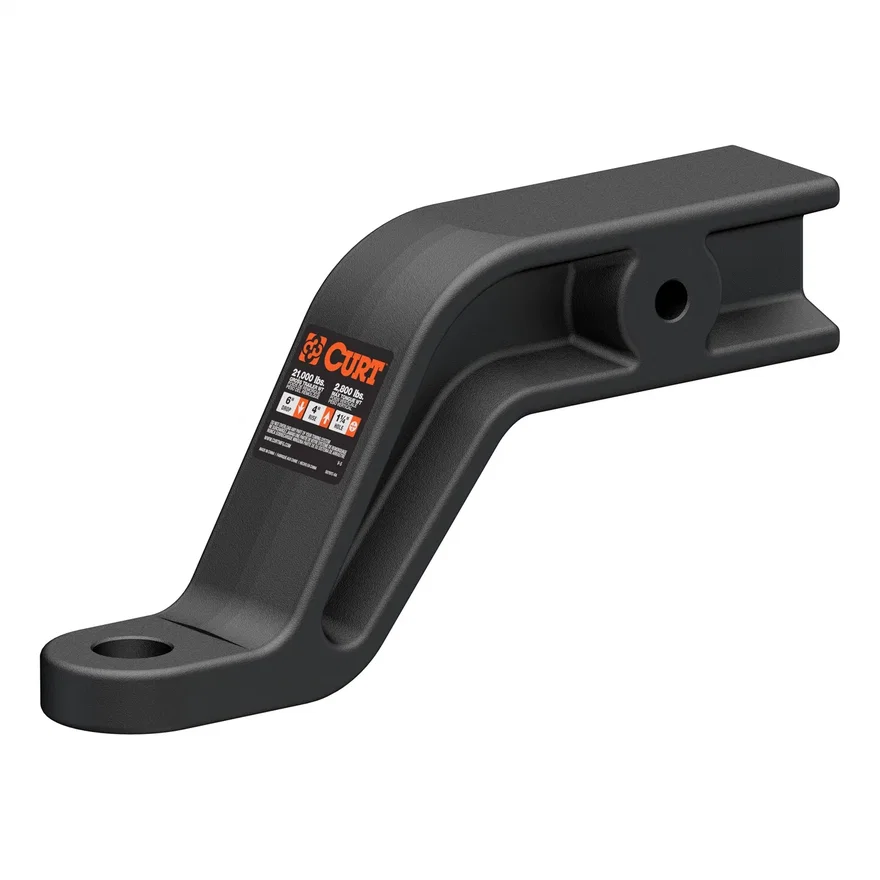 CURT 45431, Industrial Duty Forged Ball Mount (3in. Shank; 21;000 lbs.; 6in. Drop; 10in. Lon