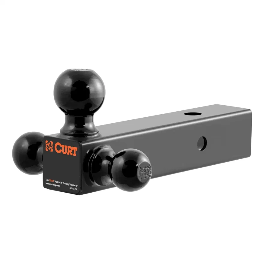 CURT 45651, Multi-Ball Mount (2-1/2in. Hollow Shank; 1-7/8in.; 2in./2-5/16in. Black Balls)
