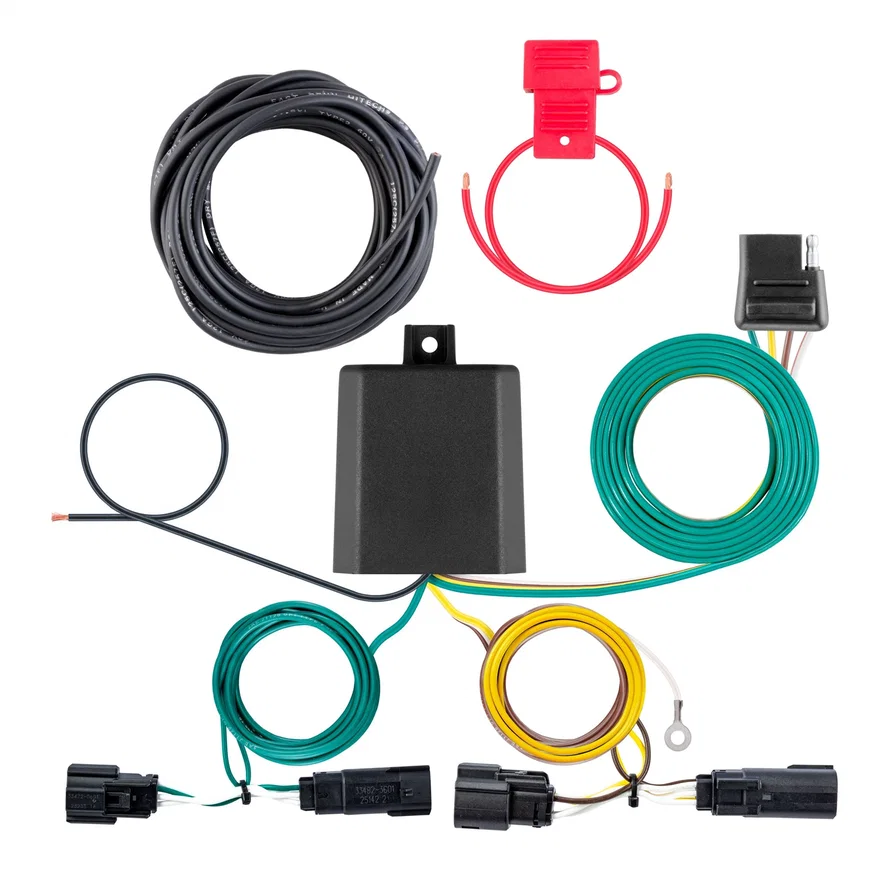 CURT 56566, Custom Wiring Harness; 4-Way Flat Output; Select GMC Terrain