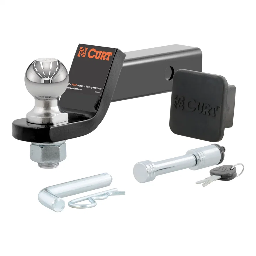 CURT 45534, Towing Starter Kit with 2in. Ball (2in. Shank; 7;500 lbs; 2in. Drop)