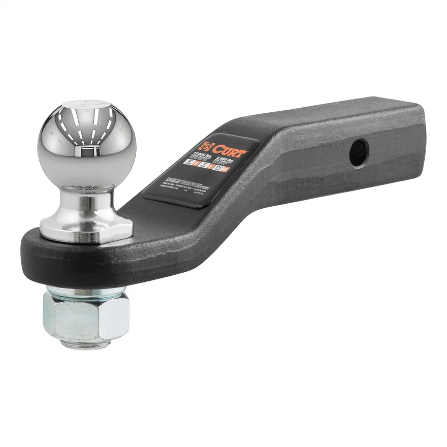 CURT 45331, Loaded Forged Ball Mount with 2-5/16in. Ball (2in. Shank; 15;000 lbs.; 2in. Drop
