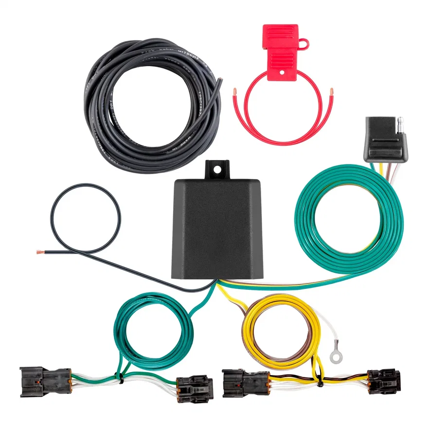 CURT 56553, Custom Wiring; 4-Way Flat Output; Select Hyundai Santa Cruz