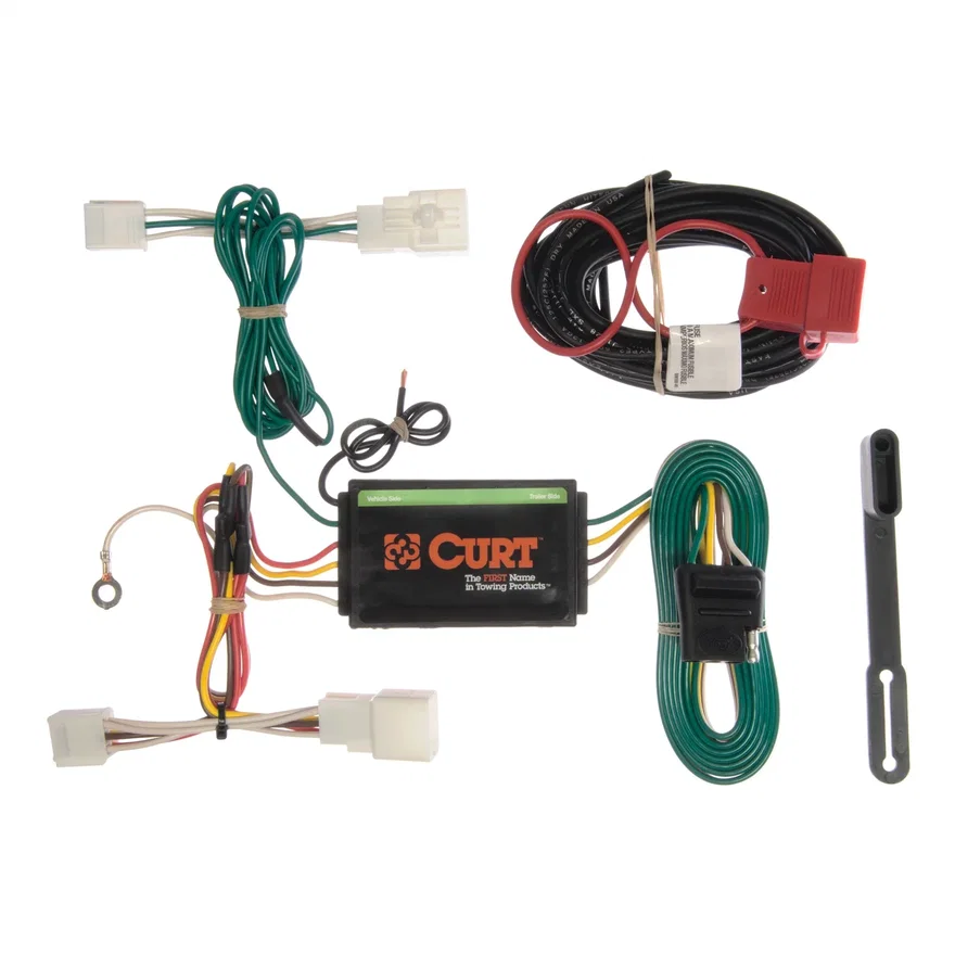 CURT 56142, Custom Wiring; 4-Way Flat Output; Select Lexus IS F; IS200t; IS250; IS300; IS350