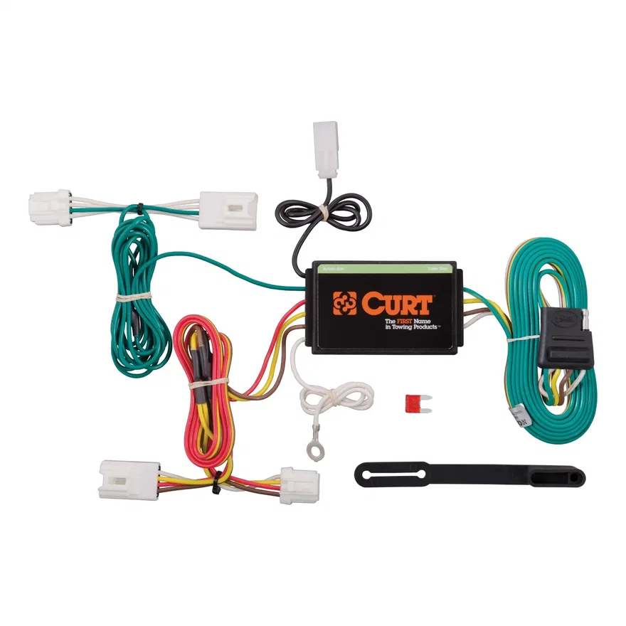 CURT 55571, Custom Wiring Harness; 4-Way Flat Output; Select Nissan Murano