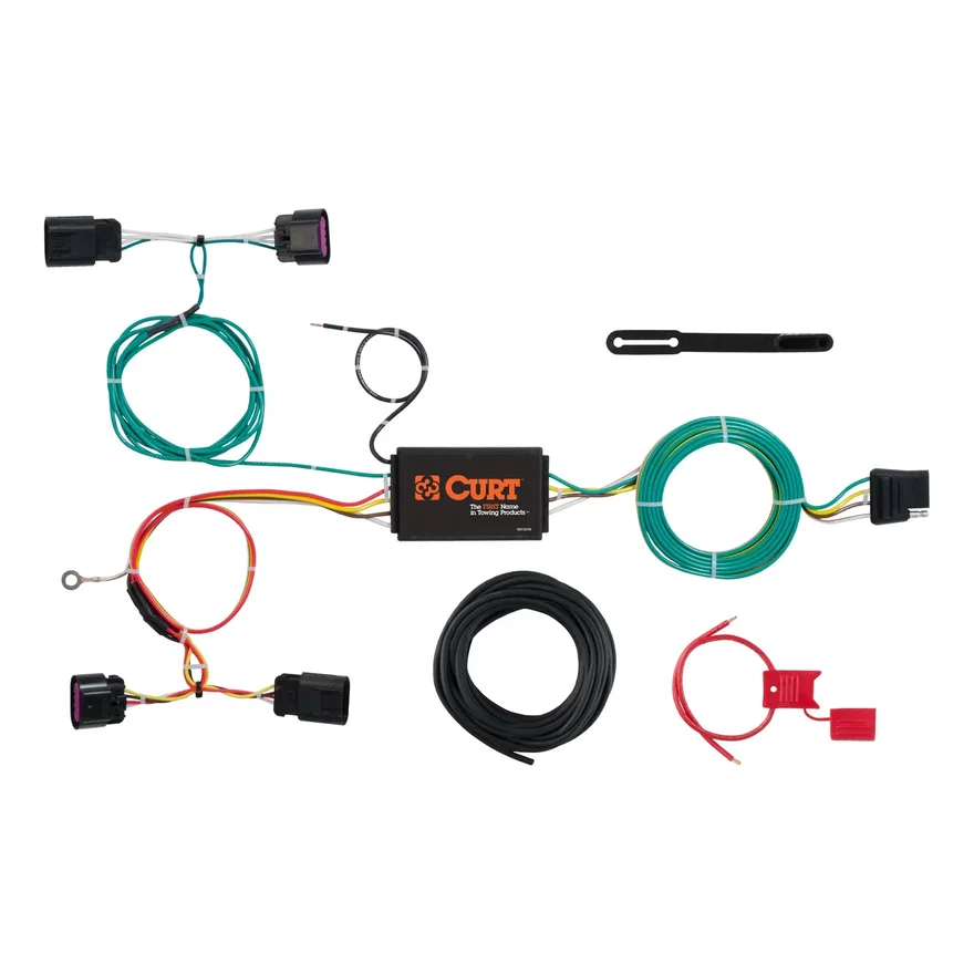 CURT 56288, Custom Wiring Harness; 4-Way Flat Output; Select Buick Verano